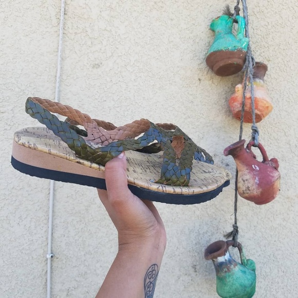 Women's Mexican Huaraches Wedge - Picture 2 of 2